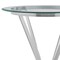 Armen Living Naomi Round Glass and Brushed Stainless Steel Bar Table LCNMDIGLBS - alternate 3